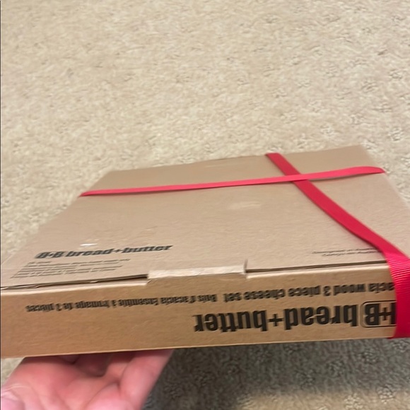 Red Ribbon Silver Serveware Set - Picture 3 of 4